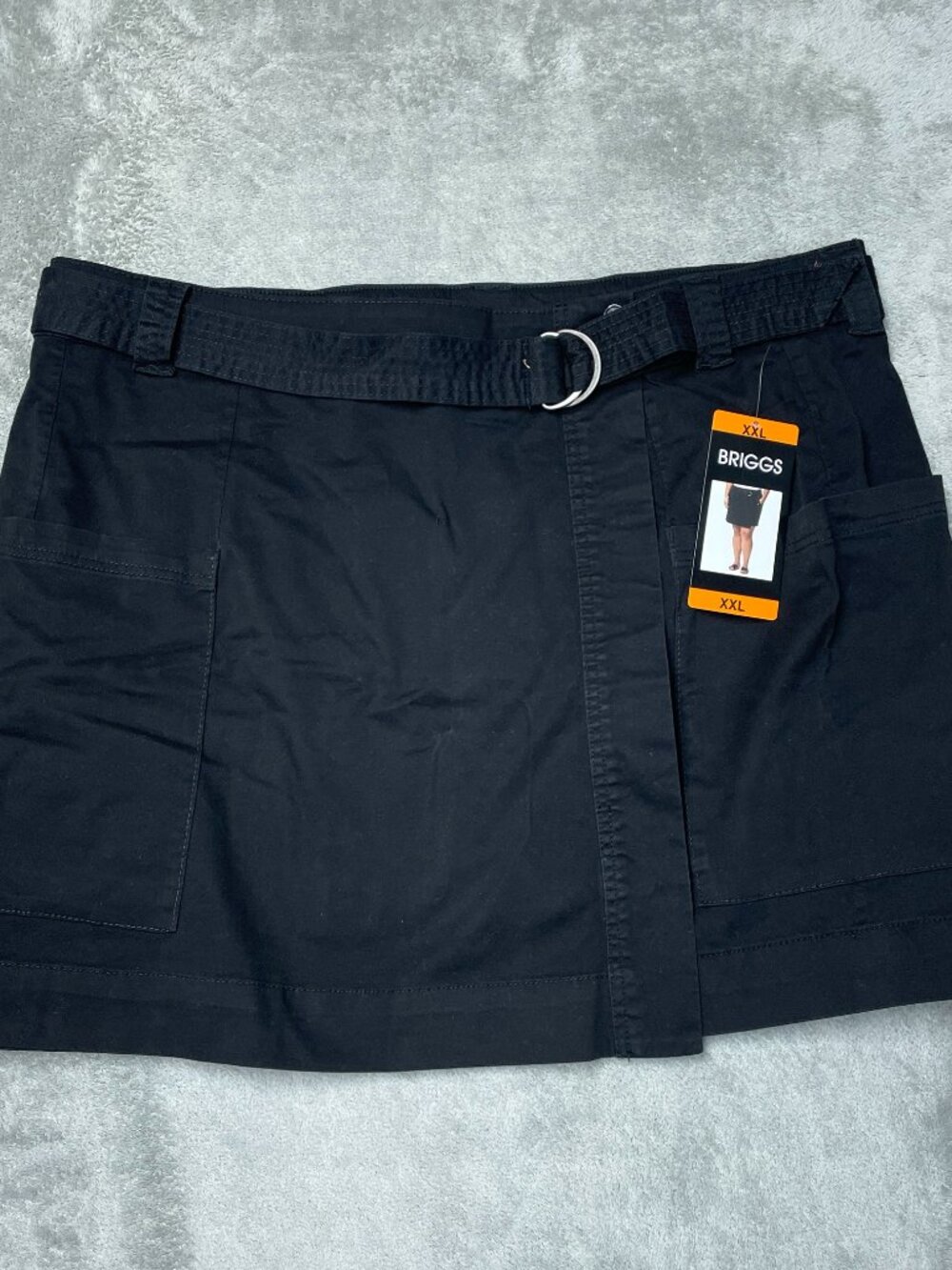 briggs womens black skirt size xxl i2073